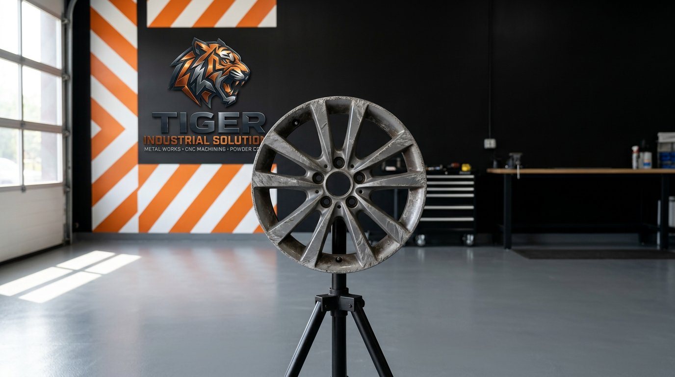 Alloy Wheel — Diamond-Cut Restore — Before